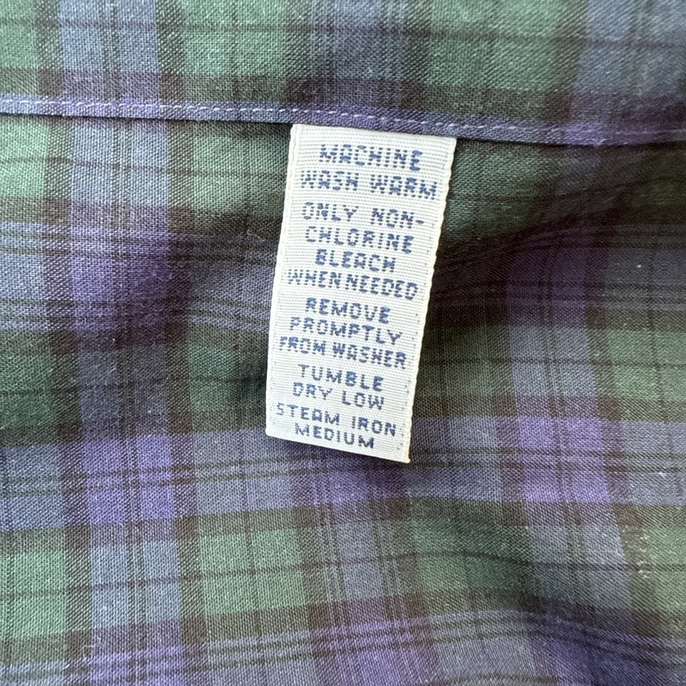 Ralph Lauren Yarmouth Shirt Mens 16 32/33 Classic Long Sleeve Cotton DRY CLEANED - Picture 6 of 10